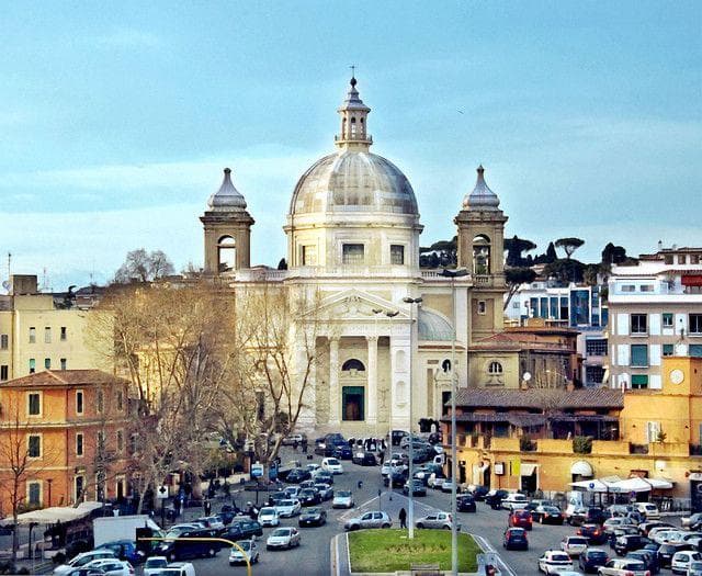 Ponte Milvio over the Tiber in Rome